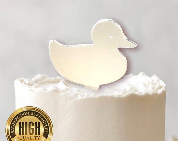 Rubber Duck Shaped Cake Toppers & Cup Cake Toppers - Several Colour Options Available, Any Bespoke Style Made, Crafting Customised