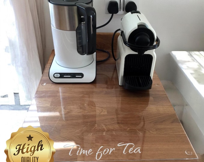 Clear Acrylic Table Runner: Custom Size Table Protector, Engraved or Plain