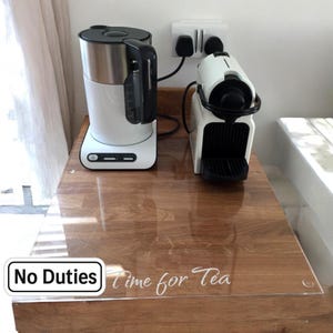 Clear Acrylic Table Runner: Custom Size Table Protector, Engraved or Plain