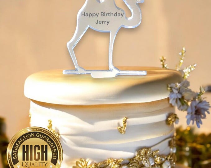 Camel Shaped Cake Toppers & Cup Cake Toppers - Several Colour Options Available, Any Bespoke Style Made, Crafting Customised