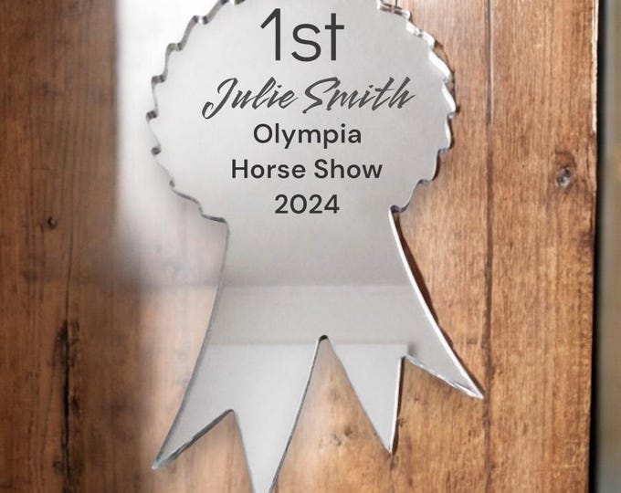 Custom Engraved Acrylic Mirror: Bespoke Designs, Handmade in UK