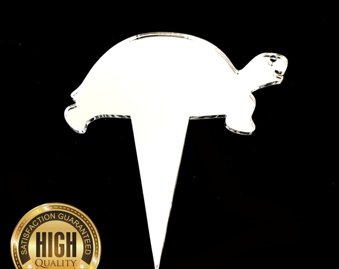 Tortoise Shaped Cake Toppers & Cup Cake Toppers - Several Colour Options Available, Any Bespoke Style Made, Crafting Customised