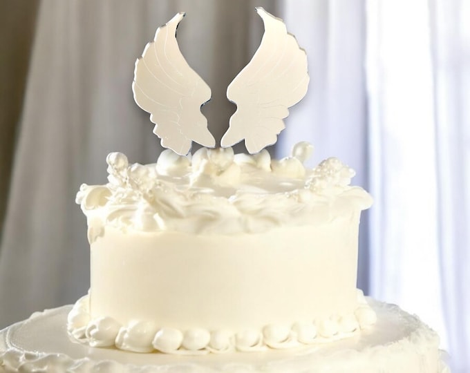 Angel Wings Shaped Cake Toppers - Custom Colours, Bespoke Styles Made