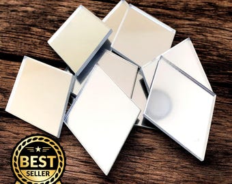 Ambachtelijke diamantspiegels: aangepaste kleuren en maten, verpakking van 10 inch