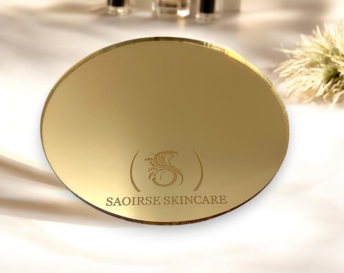 Display Mirrors, Custom Colours, Sizes, Shapes, Engraving Services, Sizes 40cm to 80cm