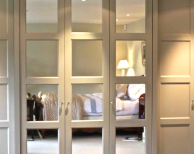 Custom Wardrobe mirror Panels Mirrored: Personalised, Colours, Eco-Friendly