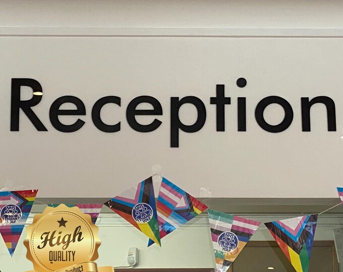 Indoor or Outdoor Floating Signs for Home, Office & Shops - Custom Made Sizes, Colours, Fonts, Logos
