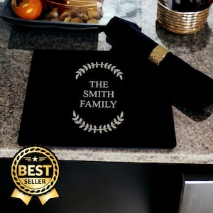 Custom Acrylic Worktop Saver: Engraved Tabletop Protector