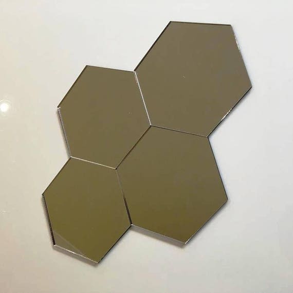 Pack de 10 cœur Miroirs 4 cm /& 3 cm Artisanat /& DECO 3 mm Acrylique Miroir