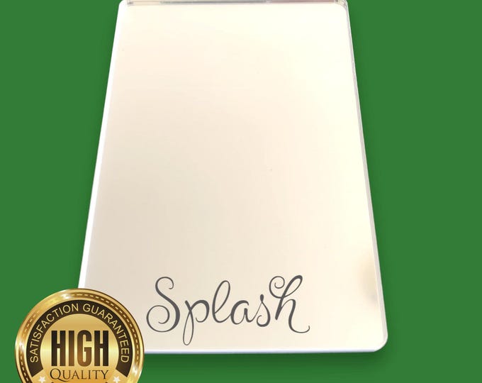 Rounded Corner Rectangle Shaped Mirrors, (Shower Mirrors with suckers) Custom Colours, Sizes, Shapes, Hoops, Holes, Hooks Crafting