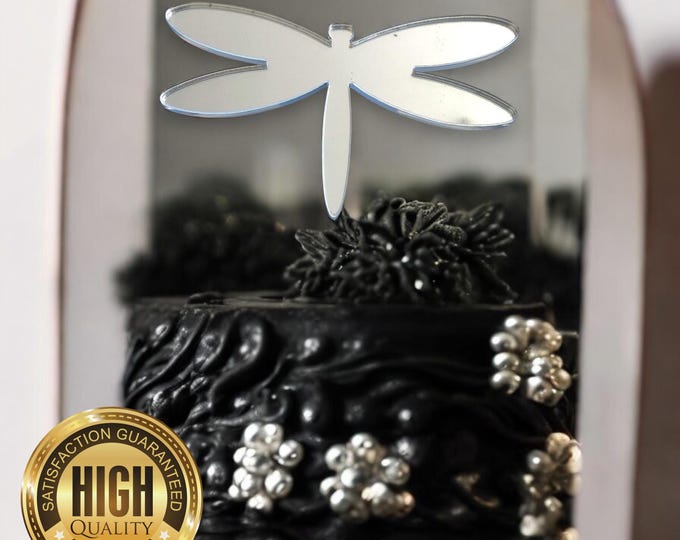 Dragonfly Shaped Cake Toppers & Cup Cake Toppers - Several Colour Options Available, Any Bespoke Style Made, Crafting Customised