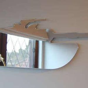 Army Tank Shaped Mirrors 5 Sizes Available, Bespoke Shapes Made image 2