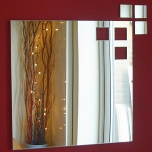 Squares out of Square Shaped Mirrors, Bespoke Shapes Made