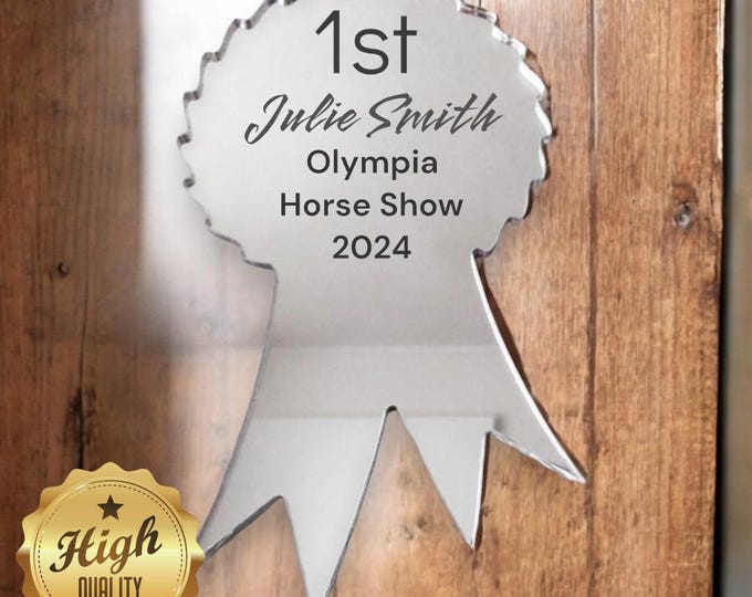 Custom Engraved Acrylic Mirror: Bespoke Designs, Handmade in UK