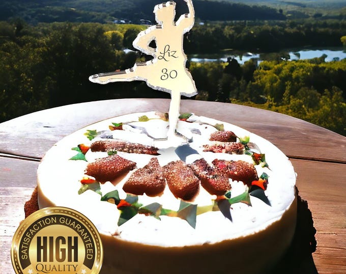Highland Dancer Shaped Cake Toppers / Emblems - Custom Colours, Sizes, Shapes & Engraving Services