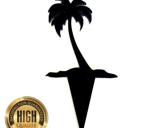 Palm Tree Shaped Cake Toppers & Cup Cake Toppers - Several Colour Options Available, Any Bespoke Style Made, Crafting Customised