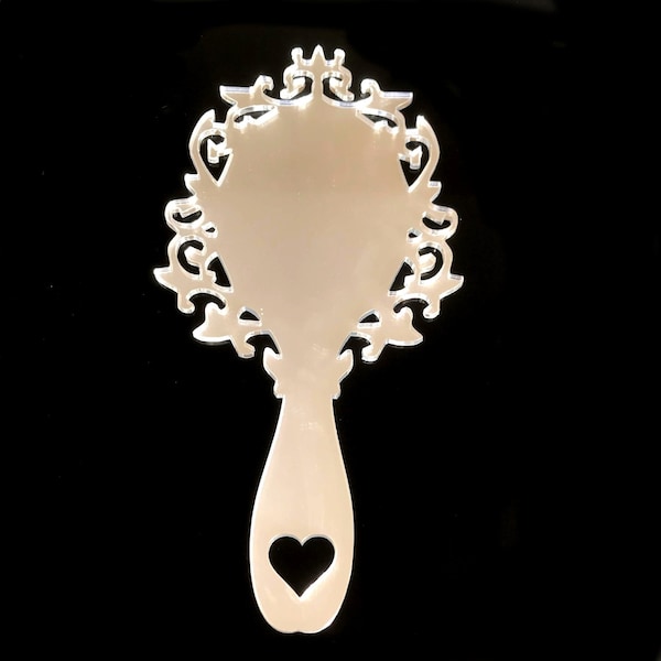 Hand Held Mirror Vintage Etsy