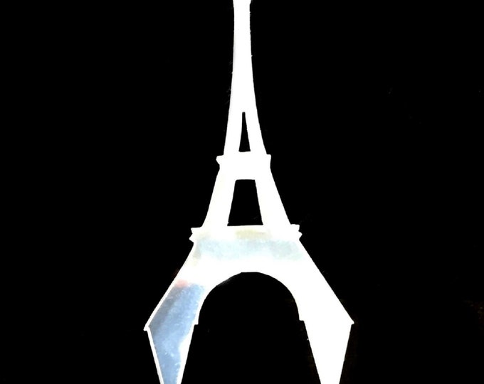 Custom Eiffel Tower Cake Topper: Recycled Acrylic, Bespoke Design