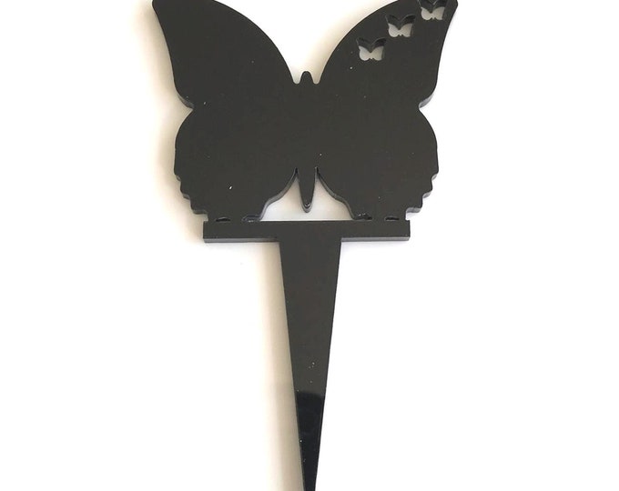 Butterfly Cake Toppers: Acrylic Cupcake Decorations, Bespoke Style
