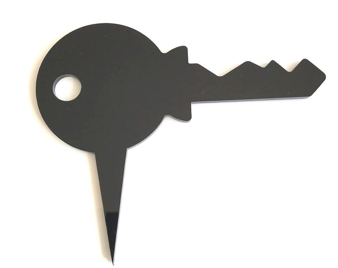 Key Cake Toppers: Acrylic Custom Party Decor