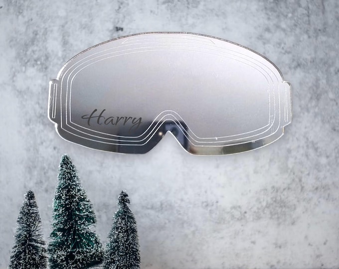 Custom Ski Goggles Mirror: Shatterproof Acrylic, Personalized Colors & Sizes