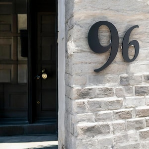 Floating Number Signs, House/Shop/office Names and Numbers with fixings - Custom Colours, Sizes, Fonts