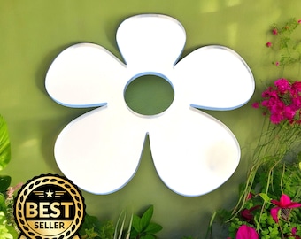 Daisy Shaped Mirrors for Decorating & Crafting, Custom colours, sizes