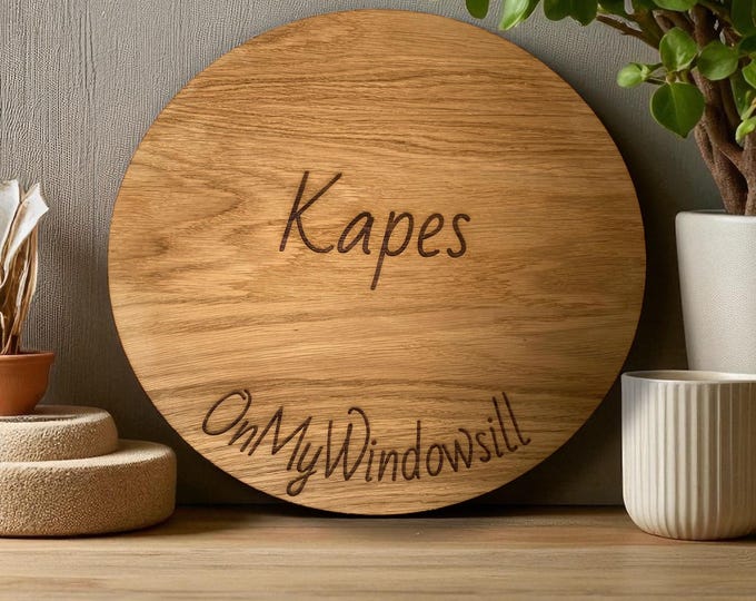 Handcrafted Wooden Lazy Susan: Oak, Cherry, Walnut Veneer - Custom Engraving