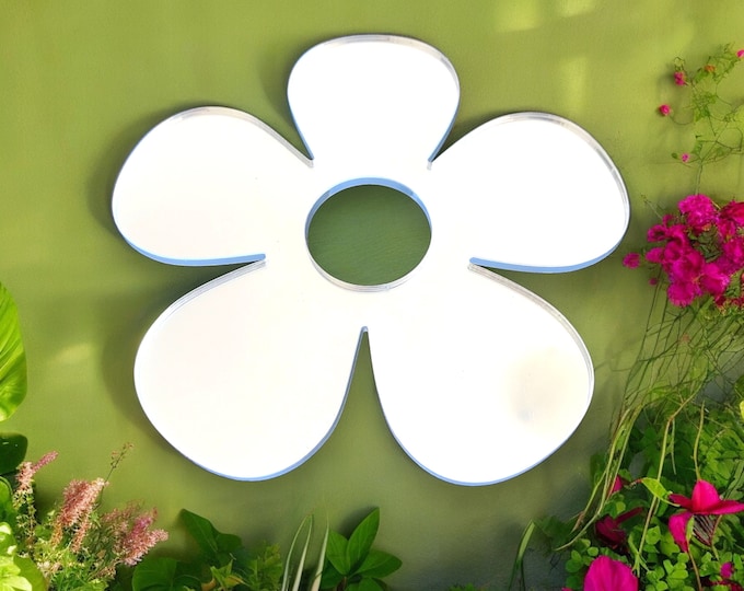 Daisy Shaped Mirrors for Decorating & Crafting, Custom colours, sizes