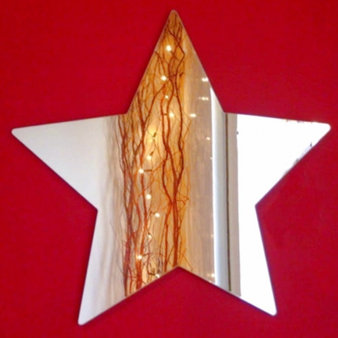 Star Shaped Mirrors & Crafting Star Mirrors, Bespoke Shapes Made Etsy