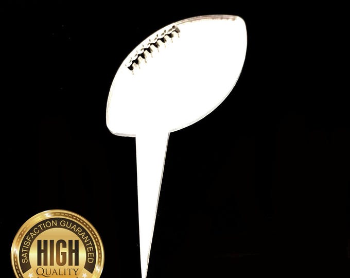 Rugby Ball Shaped Cake Toppers & Cup Cake Toppers - Several Colour Options Available, Any Bespoke Style Made, Crafting Customised