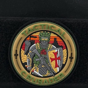 Tactical Crusader PVC Morale Patch