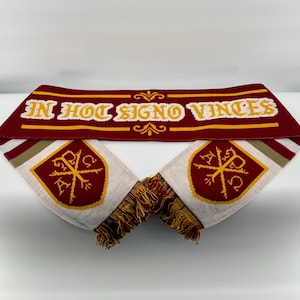 In Hoc Signa Vinces, St. Konstantin - Benutzerdefinierte katholischer Schal