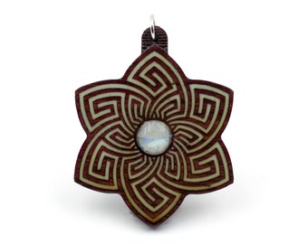Lotus Spin Pendant (Glow Inlay)