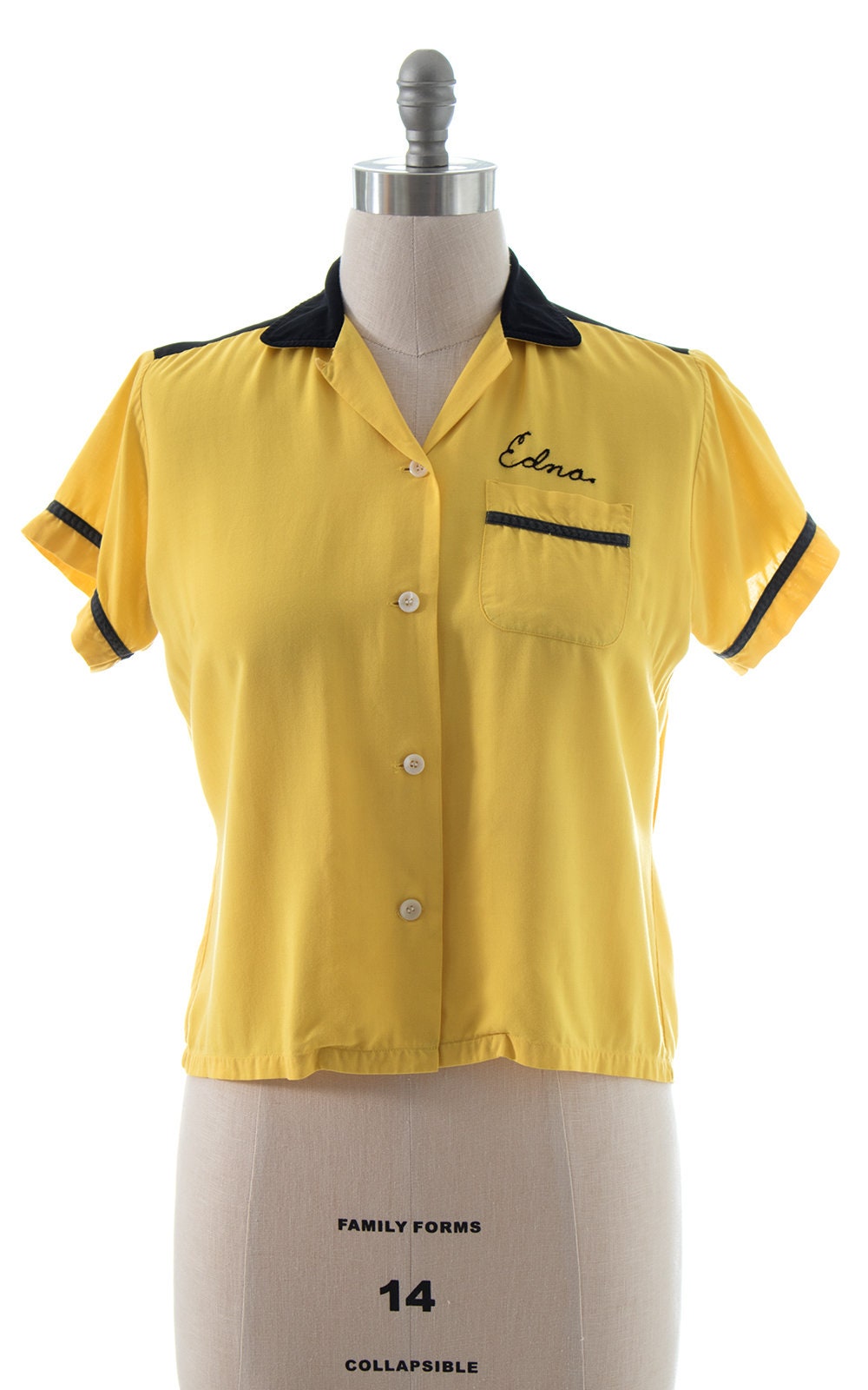 Vintage 1950s Bowling Shirt | 50s 