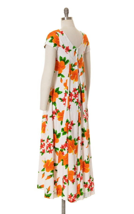 Vintage 1960s 1970s Maxi Dress | 60s 70s Floral H… - image 4