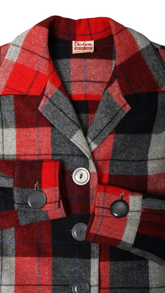 vintage 40s～50s PENDLETON チェック ウールコート Vintage 1940s 1950s Jacket | 40s 50s Plaid Wool Pendleton 49er
