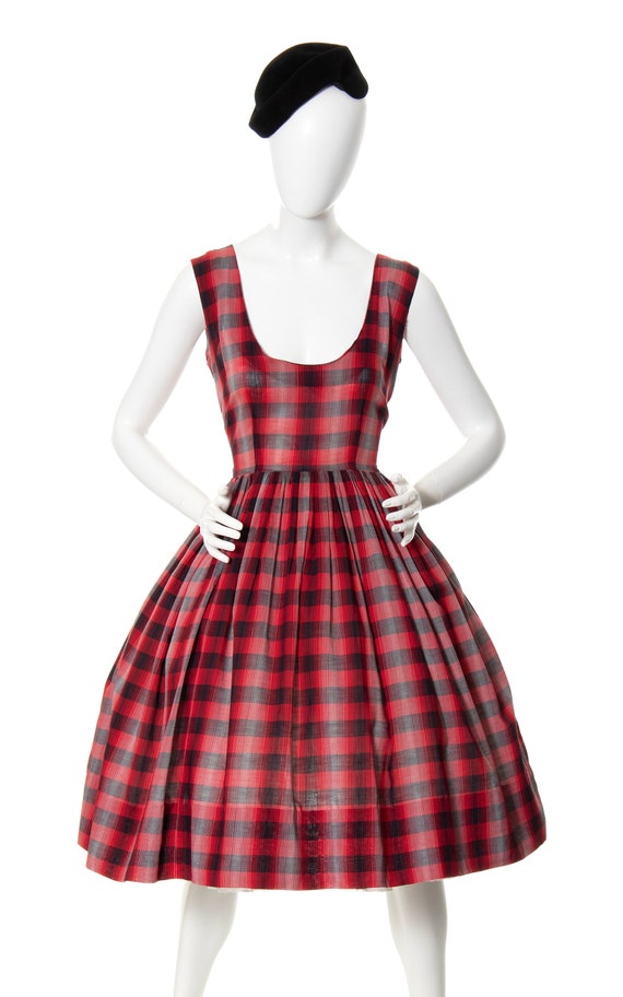 Tartan 1950s dress new arrivals