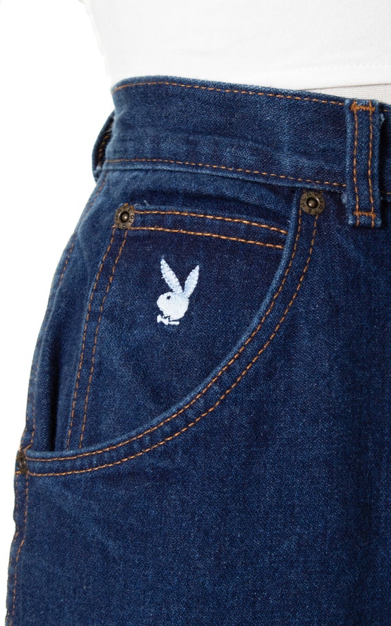 Vintage 1990s Jeans | 90s PLAYBOY Bunny PLAYMATE … - image 6