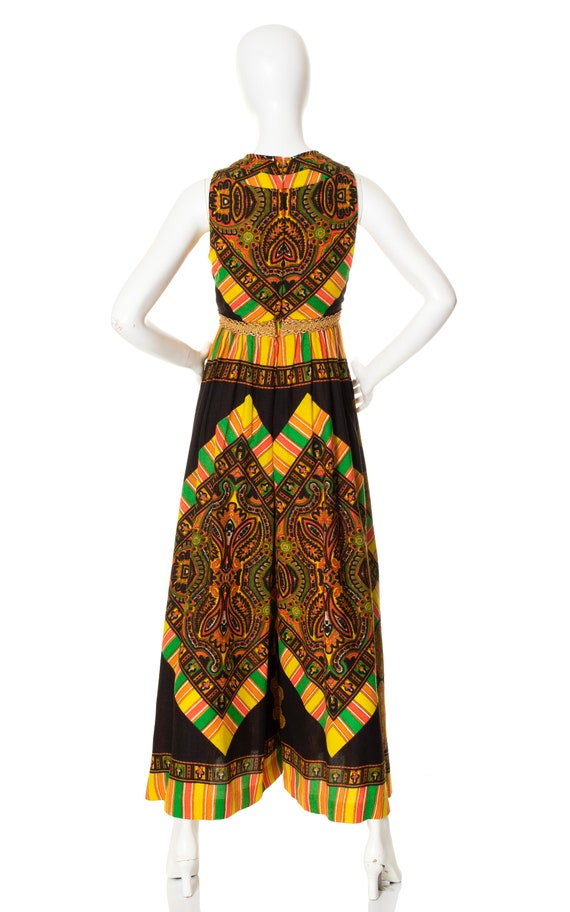 Vintage 1960s 1970s Palazzo Jumpsuit | 60s 70s Ps… - image 5