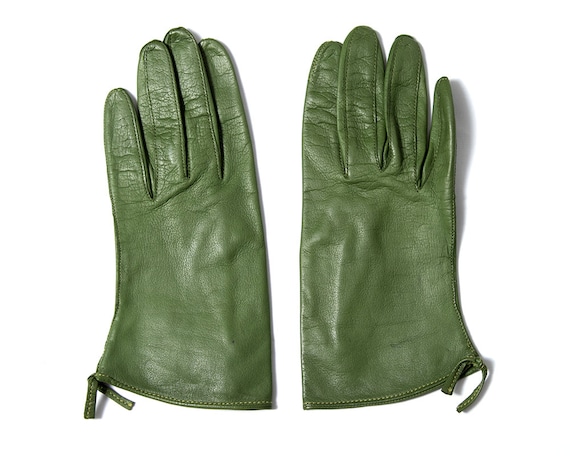 Vintage 1950s Gloves | 50s CLAIRE MCCARDELL Green
