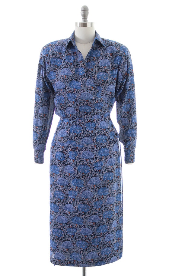 75 DRESS SALE /// Vintage 1980s Wrap Dress | 80s … - image 3