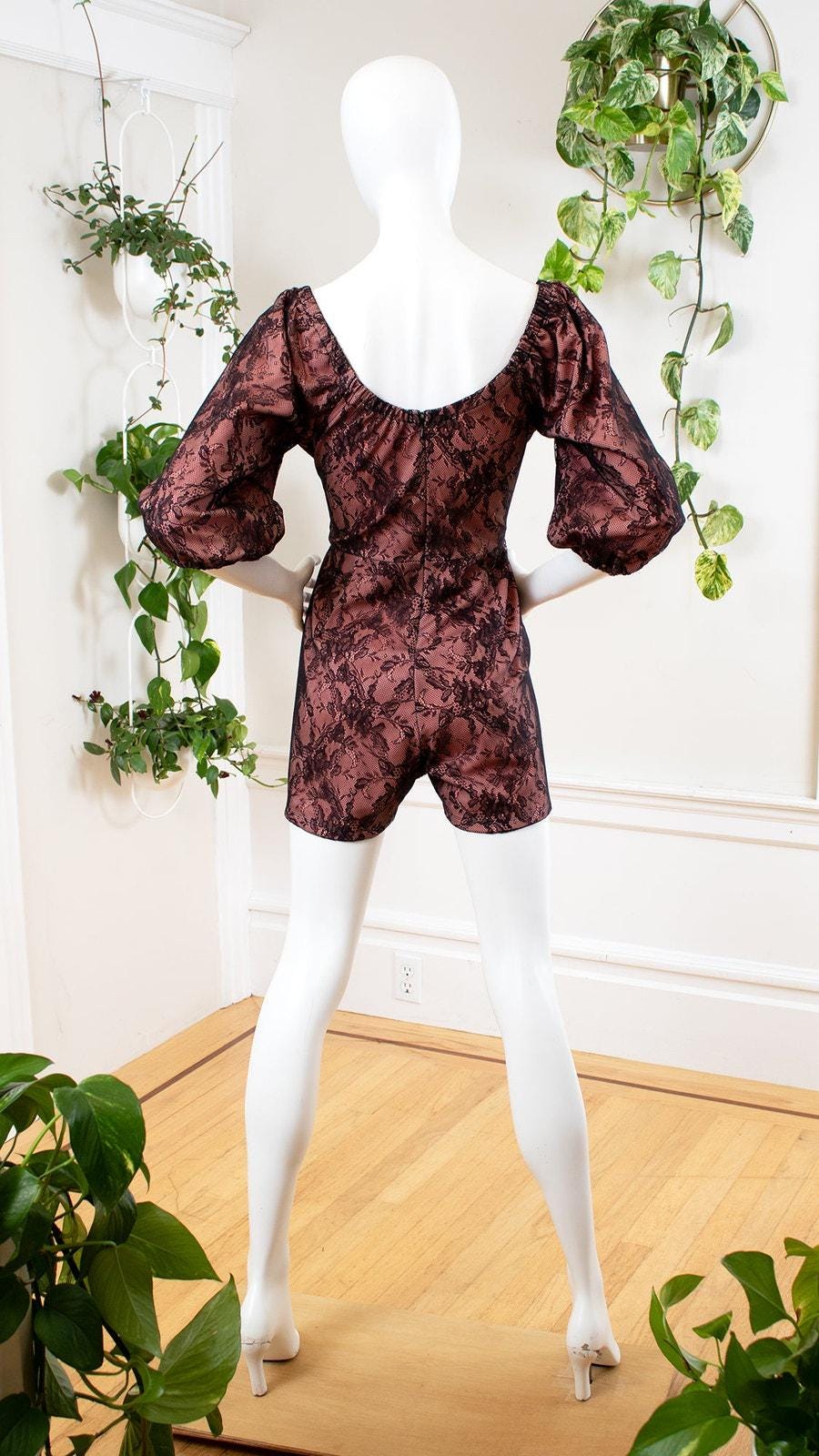 1960s Style Romper | NWT Vixen by MICHELINE PITT Lace 