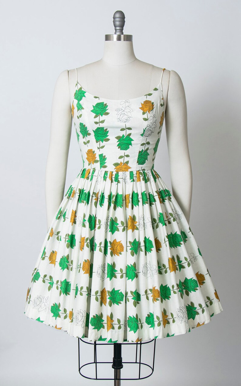 50s floral print