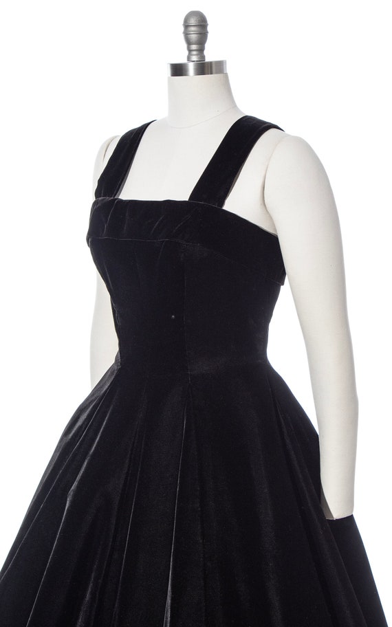 Vintage 1950s Party Dress | 50s SUZY PERETTE Blac… - image 5