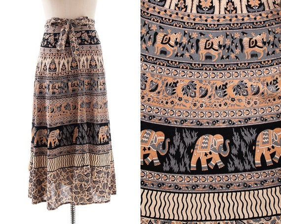PHOOL 70´s vintage Indian cotton skirt-