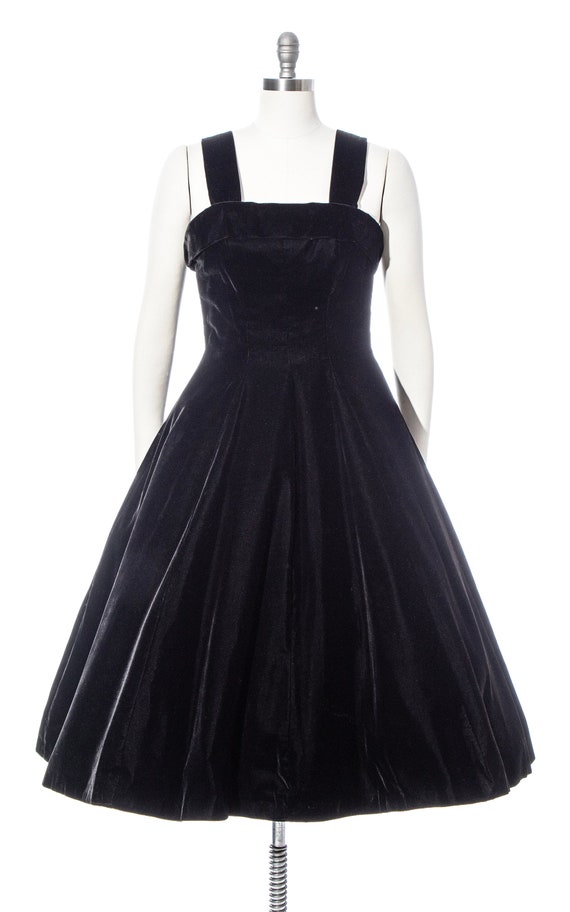 Vintage 1950s Party Dress | 50s SUZY PERETTE Blac… - image 2