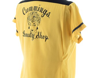 Vintage 1950s Bowling Shirt | 50s 