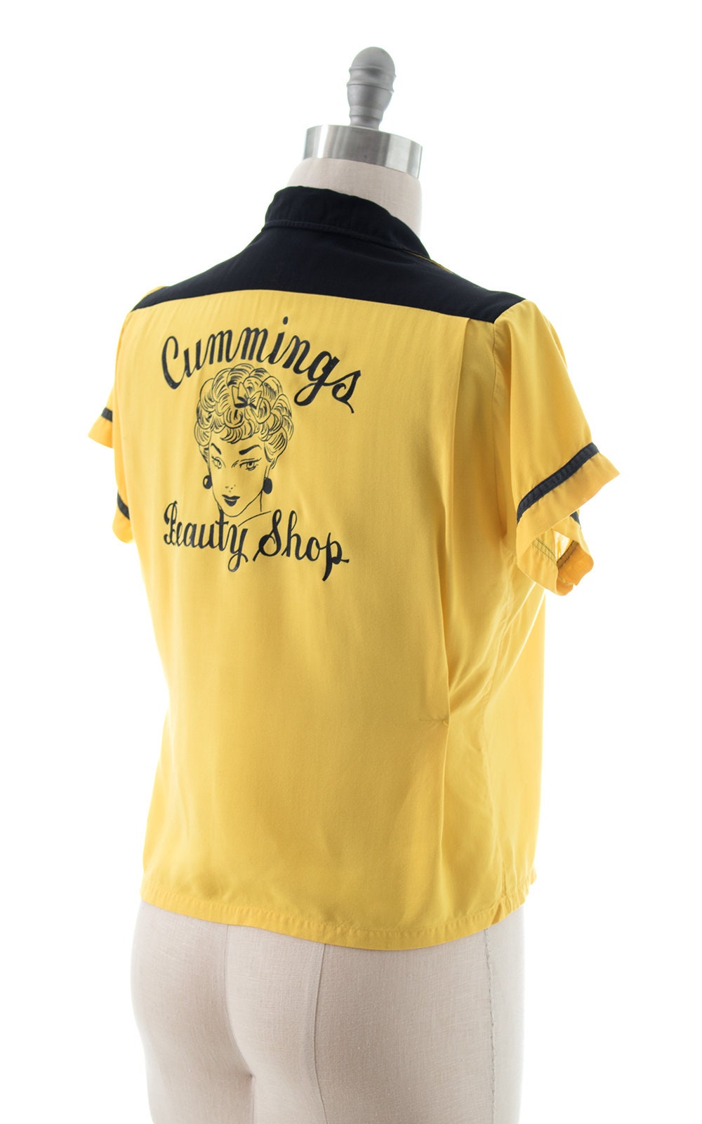 Vintage 1950s Bowling Shirt | 50s 