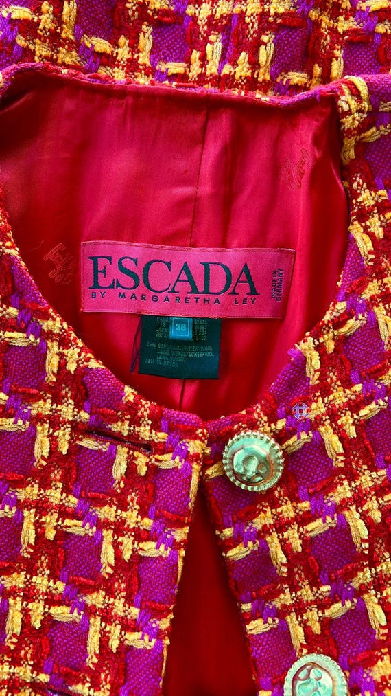 Vintage 1980s Skirt Suit | 80s ESCADA by Margaretha Ley Chenille